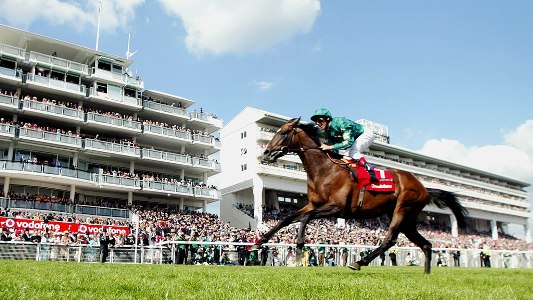 Historic scene from The Epsom Derby